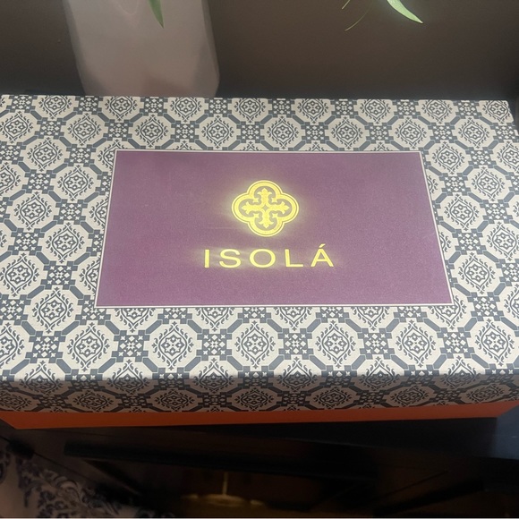 Isola Black Suede Block Heel Pump New in Box - Picture 7 of 11